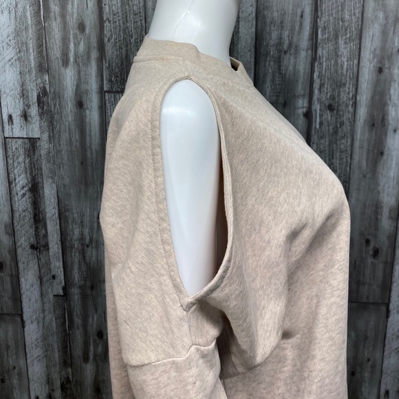All Saints Unai Oversized Cold Shoulder Sweatshirt [P66] - Picture 5 of 7